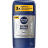 Nivea Men Erkek Stick Deodorant Silver Protect 50 ml Ter ve Ter Kokusna Karşı 48 Saat Anti-Perspirant