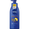 NIVEA Sıkılaştırıcı Vücut Sütü Q10 + C Vitamini (400ml); 48 Saat Vücut Nemlendirme; 10 Günde Sıkılaşma; Kuru Ciltler için; Vücut Bakım