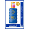 Nivea Sun SPF 50+ Güneş Koruyucu Krem - Hassas Ciltler İçin Suya Dayanıklı ve Nemlendirici Özellikte, 200 ml