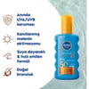 NIVEA Sun SPF50 Güneş Koruyucu & Bronzluk Güneş Kremi 200 ml Sprey,Çok Yüksek Güneş Koruması