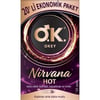 Okey Nirvana Hot Prezervatif 20'li Isıtıcı Etkili Özel Jelli Tırtıklı ve Kabartmalı Afrodizyak Etkili