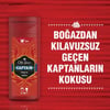 Old Spice Captain Duş Jeli & Şampuan 50 ml Ferahlatıcı Koku ile Gün Boyu Temizlik