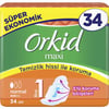 Orkid Maxi Hijyenik Ped Normal (Boy 1) Süper Ekonomik Paket 34 Ped