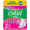 Orkid Maxi Hijyenik Ped Uzun Süper Ekonomik Paket 28 Ped