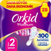Orkid Platinum Uzun Hijyenik Ped 28 Adet Gün Boyu Konfor ve Sızıntı Önleyici