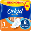 Orkid Ultra Ekstra Hijyenik Ped Normal 16 Adet Ekonomik Paket