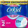 Orkid Ultra Uzun Hijyenik Ped 28 Adet Gün Boyu Konfor ve Sızıntı Önleyici Özellikli