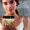 Ostwint Yüz ve Vücut Scrub Jel Salatalık Yenileyici Etki 300 ml Yağlı Ciltler İçin