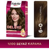 Palette Deluxe 6-0 Koyu Kumral Zengin Yağ Bakımı Kit Saç Boyası Bakım Maskesi