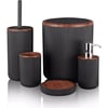 Perotti 13194 Lisbone Wood 5li Banyo Seti