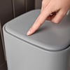 Porsima Tezgah Üstü Mutfak Çöp Kovası Tutma Kulplu Iç Kovalı Dokunmatik Kapak Çöp Kovası 8 Litre Antrasit