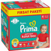 Prima Bebek Bezi Aktif Bebek 3 Beden 62 Adet Fırsat Paketi