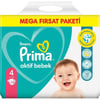 Prima Bebek Bezi Aktif Bebek 4 Beden 74 Adet Mega Fırsat Paketi