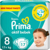 Prima Bebek Bezi Aktif Bebek 8 Beden 17 Adet Standard Paket