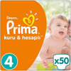 Prima Bebek Bezi Kuru ve Hesaplı 4 Beden 50 Adet Maxi Mega Paket