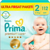 Prima Bebek Bezi Premium Care 2 Numara 112 Adet Ultra Fırsat Paketi