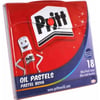 Pritt 18 Parça Renkli Pastel Boya Seti Kompakt Taşıma Çantalı Pratik Kullanım Tasarımı