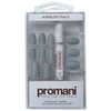 Promani Mat Antrasit Gri Takma Tırnak Kiti PR-5673