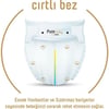 Pure Baby Organik Pamuklu Cırtlı Bez 6 Numara Xlarge 60 Adet + Organik Pamuklu Islak Havlu 90 Yaprak