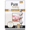 Pure Baby Organik Pamuklu Cırtlı Bez Tekli Paket 2 Numara Mini 68 Adet