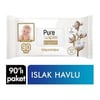 Pure Baby Wipes Organik 90 Yaprak Islak Mendil