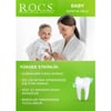 R.O.C.S. Bebek Diş Macunu - Papatya Özlü, Florürsüz, Doğal Formül, 0-3 Yaş için, Bitkisel BIO Bileşenler
