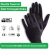 Reflex Flex Eldiven Tek Kullanımlık Pudrasız Siyah M Beden Eldiven 100’lü