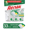 Renax Bulaşık Makinesi Kapsülü Hepsi Bir Arada 33'lü Güçlü Temizlik ve Ekstra Parlaklık