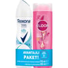 Rexona Temel Koruma Kadın Sprey Deodorant Shower Fresh 150 ml + Elidor Saç Bakım Şampuanı Güçlü ve Parlak 200 ml