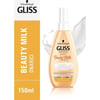 Schwarzkopf Gliss Beauty Milk-Onarici Saç Bakım Sütü 150 ml Çiçek Özlü, Sıvı İpek Teknolojisi ile - Kuru ve Mat Saçlar için Keratin Destekli