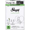 Sleepy Bebek Bezi Natural Beden: 6 (15- 25KG) Extra Large 62 Adet Ultra Pk