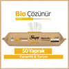 Sleepy Bio Çözünür Yüzey Temizlik Havlusu&Mendili Karanfil&Tarçın 50 Yaprak