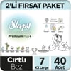 Sleepy Bio Natural Premium Plus 2'li Fırsat Paketi Bebek Bezi 7 Numara Xxlarge 40 Adet