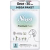 Sleepy Bio Natural Premium Plus Hijyenik Ped Mega Paket Gece 30 Adet
