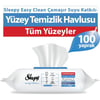 Sleepy Easy Clean Çamaşır Suyu Katkılı Yüzey Temizlik Havlusu&Mendili 100 Yaprak 