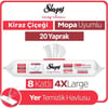 Sleepy Easy Clean Kiraz Çiçeği Mopa Uyumlu Yer Temizlik Havlusu&mendili 20 Yaprak