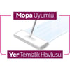 Sleepy Easy Clean Lilyum Buketi Mopa Uyumlu Yer Temizlik Havlusu&mendili 20 Yaprak