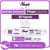Sleepy Easy Clean Orkide Bahçesi Mopa Uyumlu Yer Temizlik Havlusu&mendili 20 Yaprak