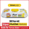 Sleepy Easy Clean Süper Yüzey Temizlik Mutfak Havlusu&Mendili Limon Yağlı 50 Yaprak