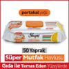 Sleepy Easy Clean Süper Yüzey Temizlik Mutfak Havlusu&Mendili Portakal Yağlı 50 Yaprak