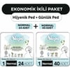 Sleepy Ekonomik Ikili Paket (Bio Natural Premium Plus Hijyenik Ped Normal 24'lü + Günlük Ped Normal 40'lı)
