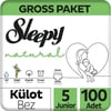 Sleepy Natural Gross Paket Külot Bez 5 Numara Junior 100 Adet