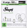 Sleepy Natural Gross Paket Külot Bez 6 Numara Xlarge 100 Adet
