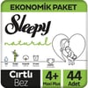 Sleepy Natural Jumbo Bebek Bezi Maxi Plus 4+ Numara 44 Adet
