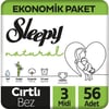 Sleepy Natural Jumbo Bebek Bezi Midi 3 Numara 56 Adet