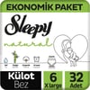 Sleepy Natural Jumbo Külot Bebek Bezi Xl 6 Numara 32 Adet