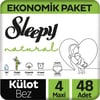 Sleepy Natural Jumbo Külot Bebek Bezi Maxi 4 Numara 48 Adet