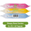 Sleepy Rose Garden Seyahat Cep Mendili 3 x 15 Yaprak Alkol ve Paraben İçermeyen Temizlik