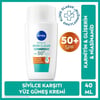 SPF50 Derma Skin Clear Yüz Kremi 40 Ml, Matlaştırıcı, Karnitin, Gliserin,niasinamid