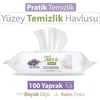 Turco Yüzey Temizlik Havlusu 100 Adet Lavanta Kokulu Pratik Kullanım için Büyük Ölçü